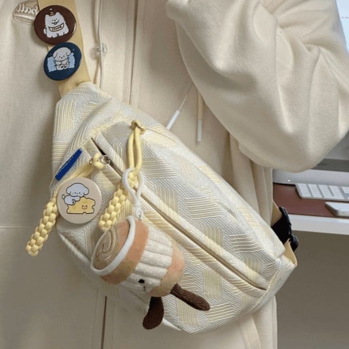 ウエストポーチ　パステルデザインポーチ