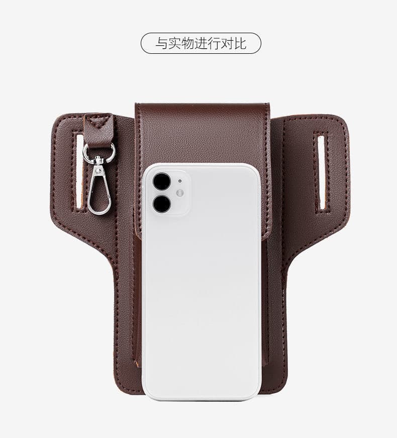 ウエストポーチ 多機能ベルト装着型スマホポーチ